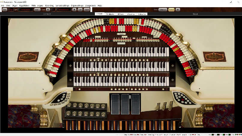 Paramount 320 Console screen