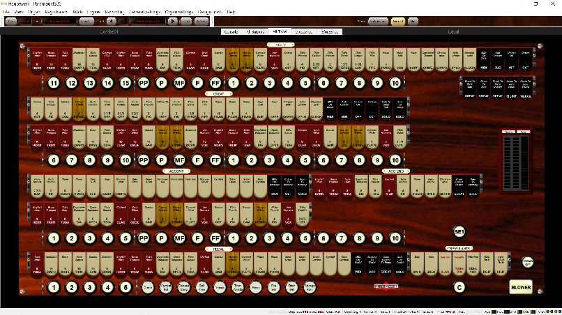 Paramount 320 tabs screen
