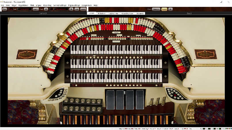 Paramount 332 Console screen