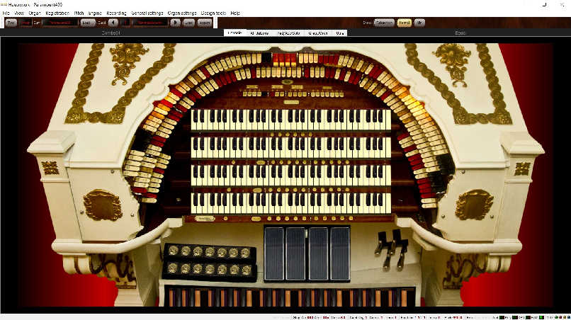 Paramount 450 Console screen